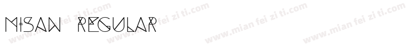Misan Regular字体转换